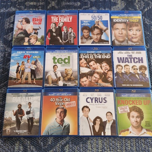 12 Komödien Filme Bluray Ted Knocked Up Wohnmobil 50/50 Identitätsdieb Jonah Hill - Bild 1 von 9