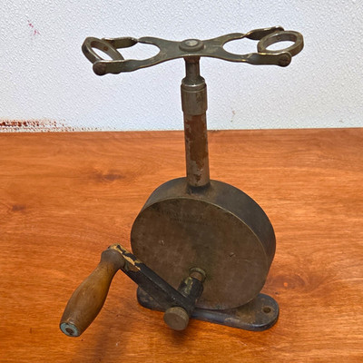 Chas. Lentz & Sons Philadelphia, vintage hand-operated laboratory centrifuge