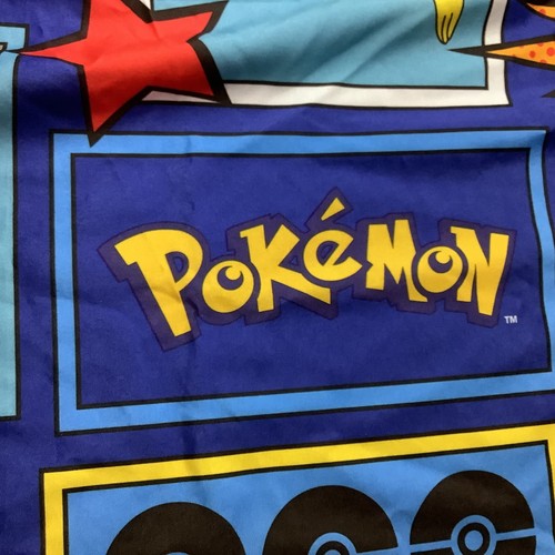 Pokemon Kids Room Light-Filtering Window Curtains 3 Same-Size Panels 40 W x 64 L - Picture 2 of 15