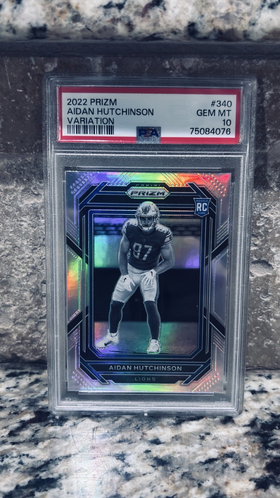 Aidan Hutchinson Panini Prizm #340 Silver