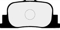 Herth+Buss Jakoparts BremsbeläGe Bremsbelagsatz BremsklöTze Hinten J3612031