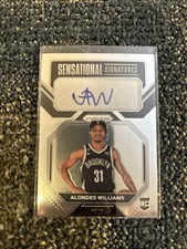 2022-23 Panini Prizm Sensational Signatures Alondes Williams #SS-AW Auto Rc