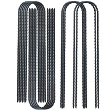 DTANX 12 Pack 12 Inch Rebar Stakes Heavy Duty Trampoline Anchors, Garden Stakes