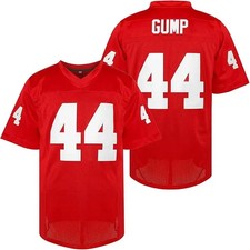 Forrest Gump #44 Football Jersey Red Stitched Size S-XXXL