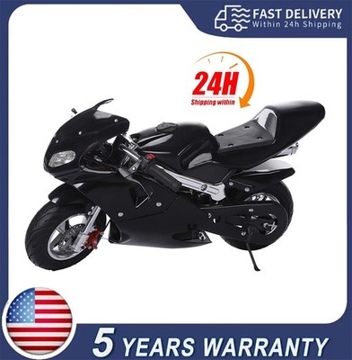 Gas Powered Mini Pocket Bike 49cc 2 Stroke Engine Up to 170lbs Racer Style