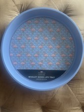NOWA RZADKA Limitowana edycja Vineyard Vines Okrągła taca na flamingi od SunnyLife
