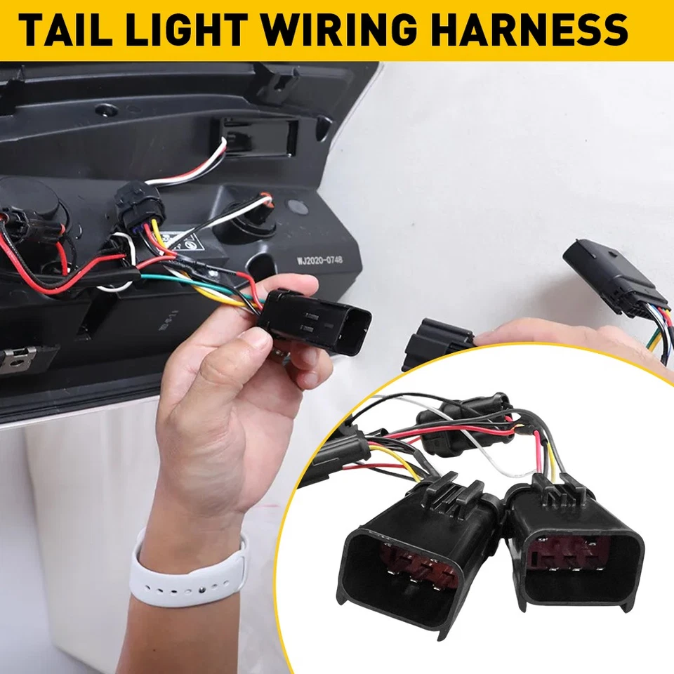 Kits de chicote de fios de conversão de lanternas traseiras de LED para 2013-2018 2500 1500 Ram 3500 - Imagem 4 de 4