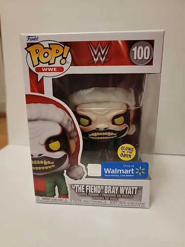 Funko POP! WWE Bray Wyatt The Fiend Christmas #100 Walmart Exclusive GITD NIB