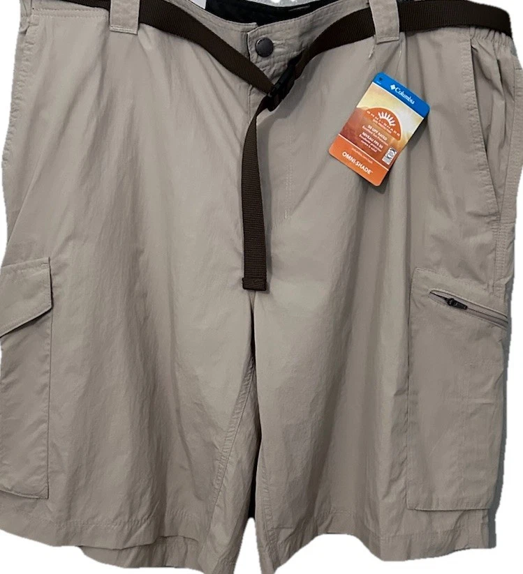 Columbia Cargo Shorts Mens 40X10 Omni-Shade Kestrel Trail Hiking Outdoor NEW