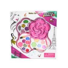 Girls Makeup Kit Flower Case Pretend Play Beauty Set Gift Ages 3 