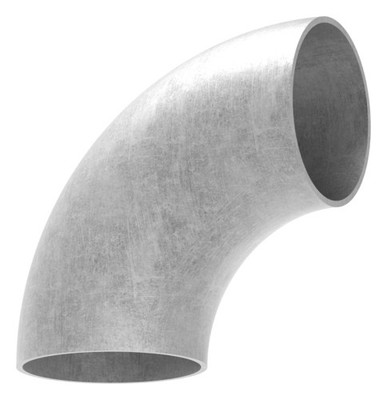 FeNau Rohrbogen 90° Stahl roh 60,3 x 2,9 mm 2'' S235JR Schweißbogen