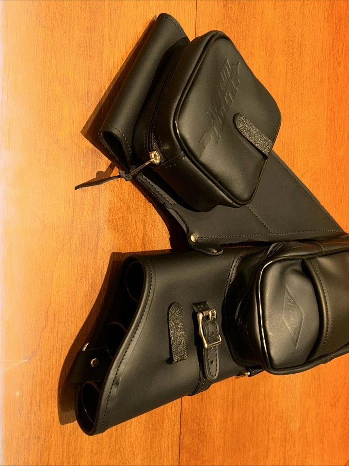 Cinturón de cadera de cuero negro NEET flecha objetivo carcaj tiro con arco para zurdos EE. UU.🔥RP $151 Foto 2 de 4