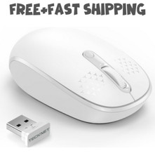 TECKNET Wireless Mouse for Laptop, 2.4GHz USB Mini Cordless Small TK-MS006