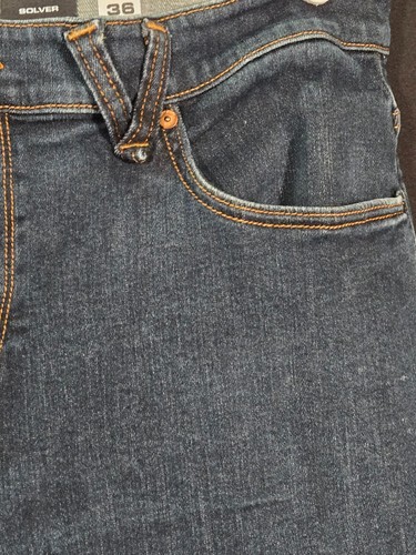 VOLCOM Solver Men's Modern Straight Jeans 36x30.5 - Picture 15 of 18