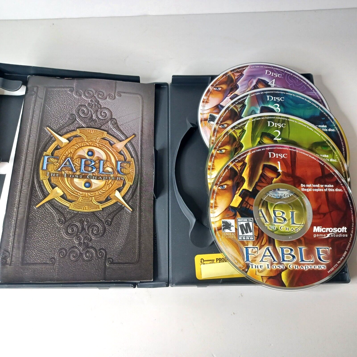 Fable The Lost Chapters PC CD-ROM Game Box Slipcover Manual Key