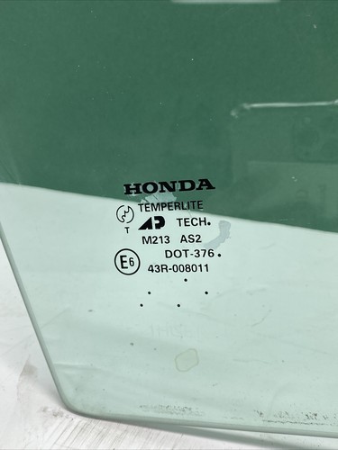 2001-2005 Honda Civic Coupe Front Right Passenger Door Window Glass OEM - Picture 3 of 8