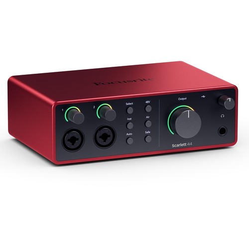 Focusrite Scarlett 4i4 (4th Gen) USB Audio Recording Interface for Mac/Windows - Picture 1 of 5