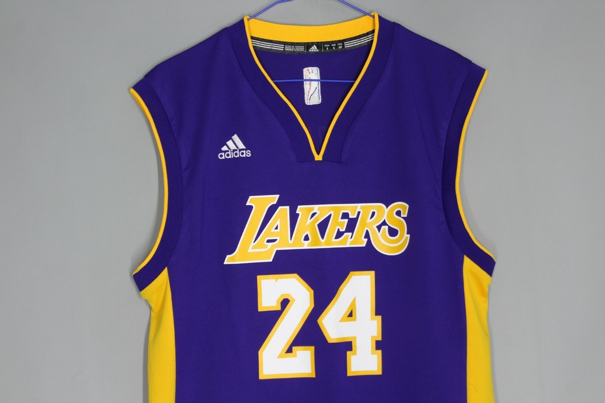 ADIDAS LOS ANGELES LAKERS #24 KOBE BRYANT BASKETBALL JERSEY ADIDAS LOS ANGELES LAKERS #24 KOBE BRYANT BASKETBALL JERSEY