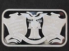 1975 Columbia Mint Declaration of Independence Silver Art Bar TCM-25 P0314