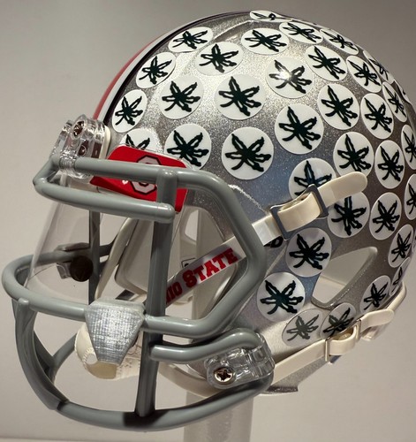 Ohio State Buckeyes 2024/5 National Championship Mini Riddell Football Helm - Bild 2 von 10