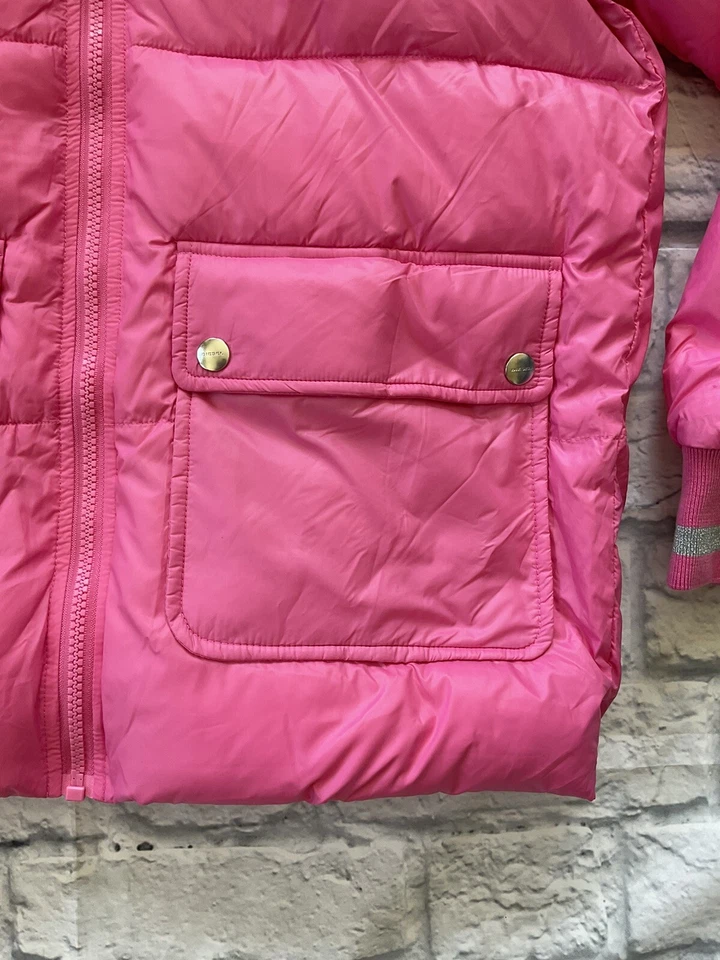 Diesel Niñas Jeway Invierno Puffer Chaqueta con Capucha Rosa Chiaro Talla 14Y Foto 4 de 4