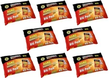 (8) Grabber Warmer HWPP10 10 pair packs Big Pack Foil Bag Hand Warmers (80 pair)