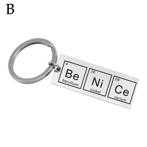 Llavero de metal química llave de ciencia - Imagen 14 de 17