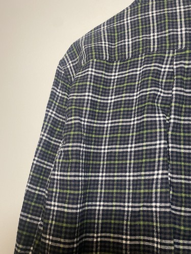Croft & Barrow Large Men’s Black And Green Flannel - Picture 10 of 10