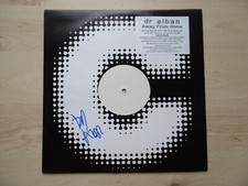 Dr. Alban Autogramm signed Maxi-Cover 12" "Away From Home" Vinyl