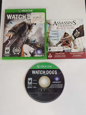Watch Dogs Microsoft Xbox One With Case Great Shape