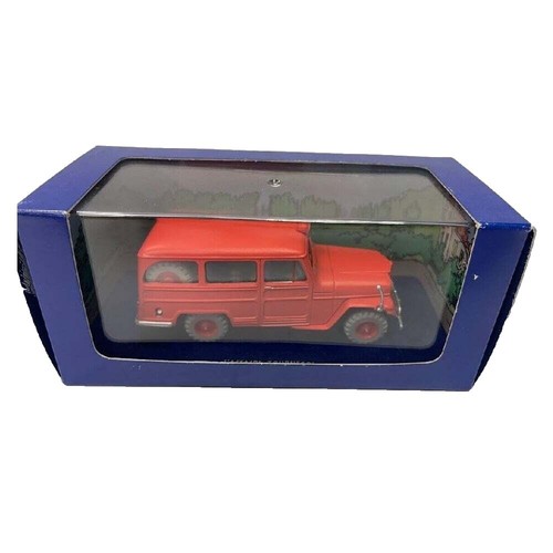 Tintin In the Land of Black Jeep willys MB 1943 1:43 diecast Herge