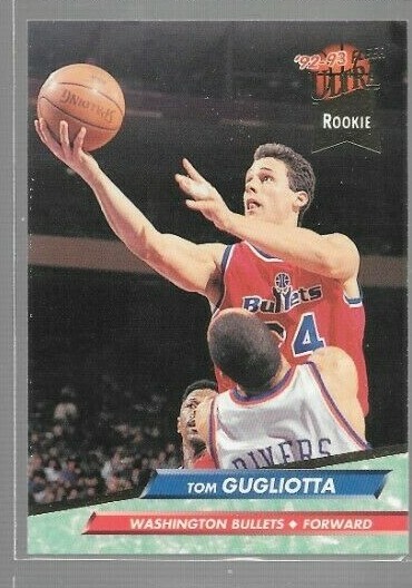 1992-93 Ultra Tom Gugliotta Rookie #367 Bullets