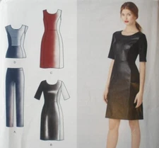 Simplicity 1314 Sewing Pattern Misses Dress Top Slim Knit Pants 6-14 or 14-22