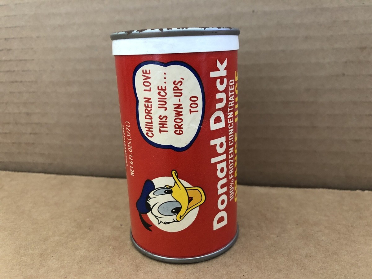 Vintage DONALD DUCK Frozen Orange Juice Coin Bank | eBay