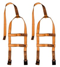 2x Mini Orange Demco Tow Dolly Basket Straps 3335 Lbs Wll 2x Mini Orange Demco Tow Dolly Basket Straps 3335 Lbs Wll