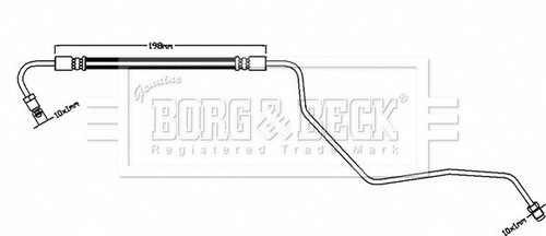 2x REAR Outer BRAKE HOSES for RENAULT MODUS / GRAND MODUS 1.2 2005-on - Picture 2 of 7