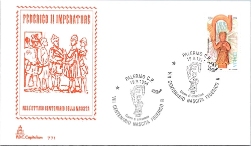 Italy FDC 1994 - VIII Birth Centenary of Frederick II - Palermo - F42296