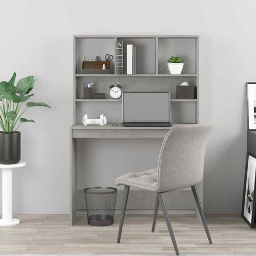 Schreibtisch mit Regal 102x45x148cm Holzwerkstoff mehrere Auswahl vidaXL - Bild 12 von 77