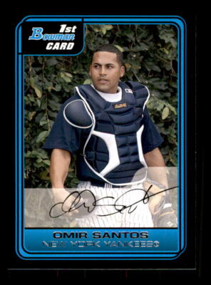 2006 Baseball Bowman Omir Santos New York Yankees #B75
