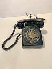 Vintage Northern Telecom NTI- 500 Black Rotary Telephone Phone