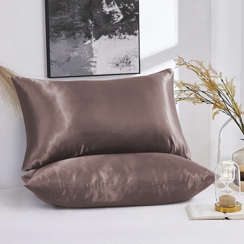 4 Pack Satin Silk Pillowcase for Hair & Skin Pillow Cases Cushion Covers Bedding - Picture 91 of 92