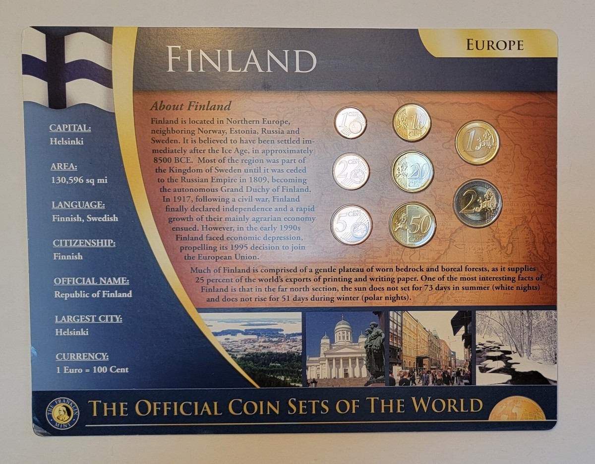 Franklin Mint Collection ~Official Coin Sets of The World
