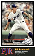 2017 Bowman Draft #BD-30 Morgan Cooper Los Angeles Dodgers  Paper