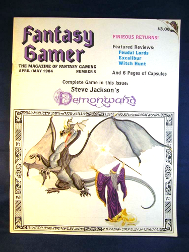 Fantasy Gamer Magazin #5 1984 - Uncut Counters mit Kartenmagazin von Fantasy Gaming - Bild 1 von 2