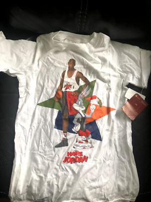 Jordan Retro 7 Bugs Bunny Space Jam Hare Jordan T shirt (big boys