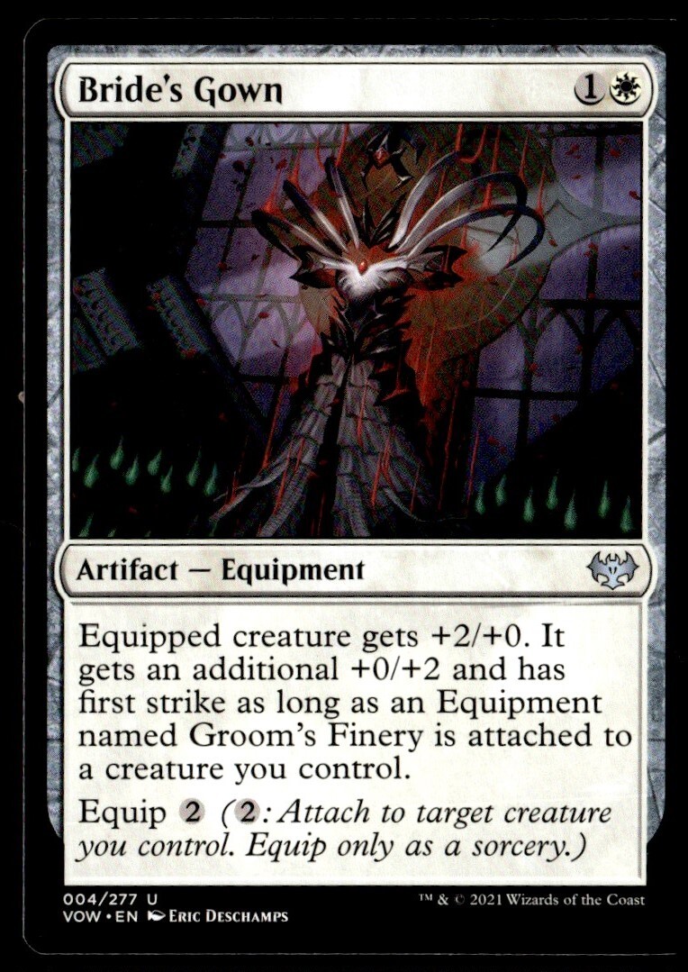 2021 Innistrad Crimson Vow Bride's Gown Uncommon Card 4 MTG Expansion