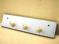 Vintage Coat Rack, Wall Coat Hooks, Wooden Hook Rack, Decor, Retro Style