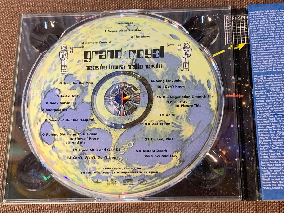 Promo BEASTIE BOYS Hello Nasty JAPAN CD TOCP-50600 w/ OBI + Promo BEASTIE BOYS Hello Nasty JAPAN CD TOCP-50600 w/ OBI +