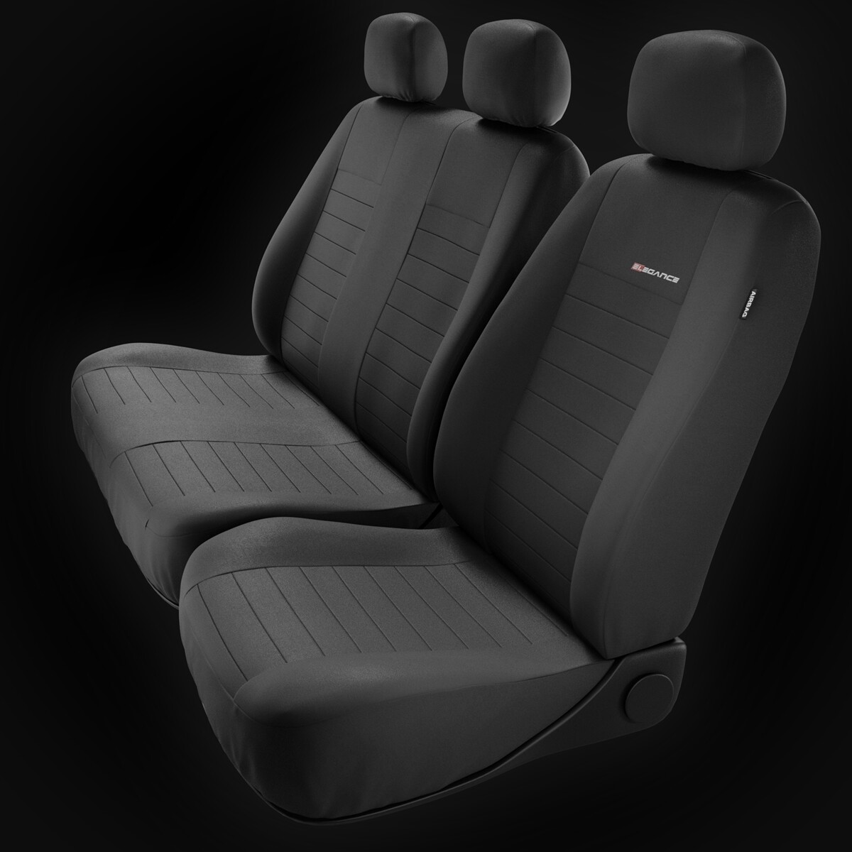 Coprisedili Auto Mossa Compatibili Iveco Daily (II-VI, 1990- ) – Set Anteriori In Similpelle, Antiscivolo, Con Tagli Airbag