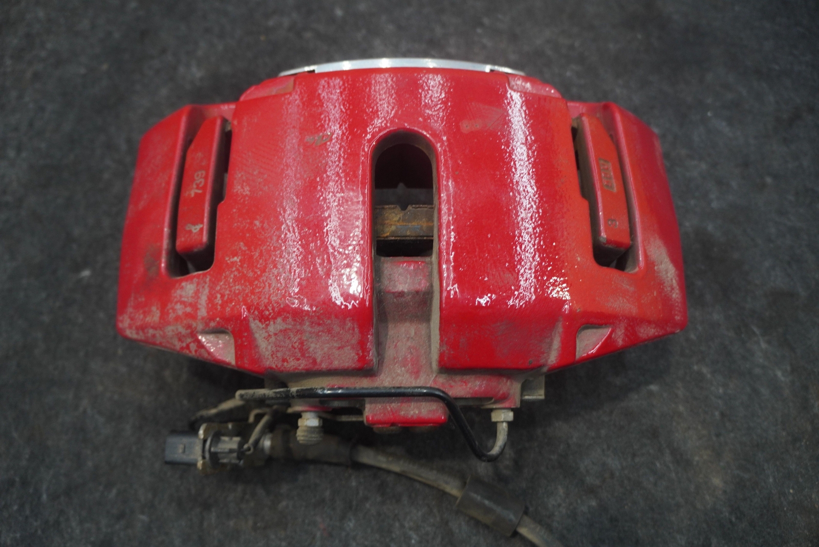 Front Right Brake Caliper & Bracket Red OEM Bentley Continental GTC Speed 2016
